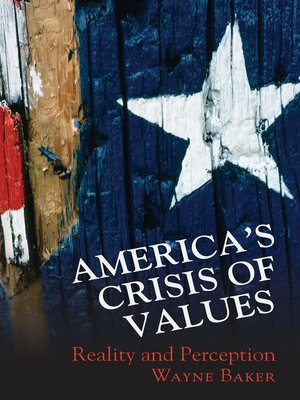 cover image of America's Crisis of Values